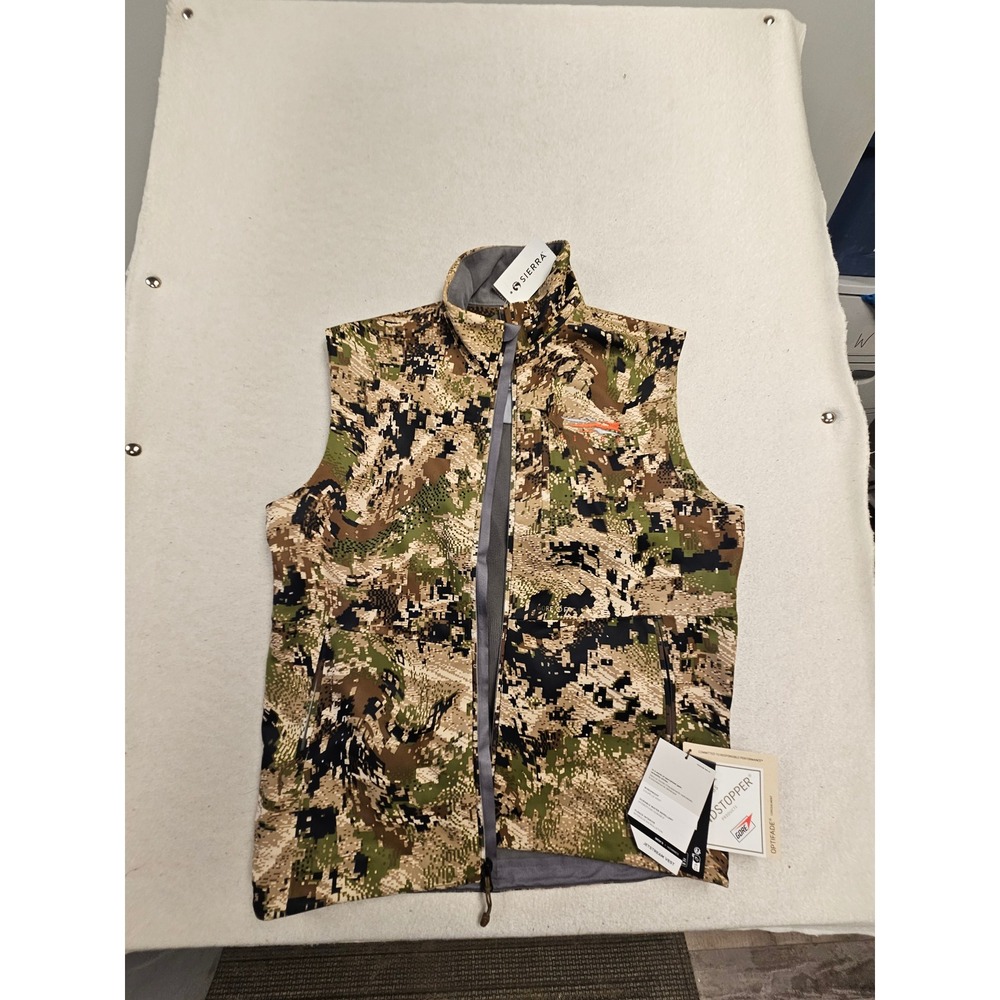 Sitka Gear Windstopper Gore-Tex Labs Subalpine Camo Hunting Jacket Mens Large